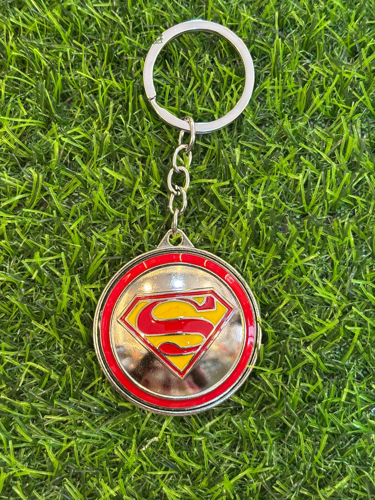 Superman Spinning Metal Keychain | I9410
