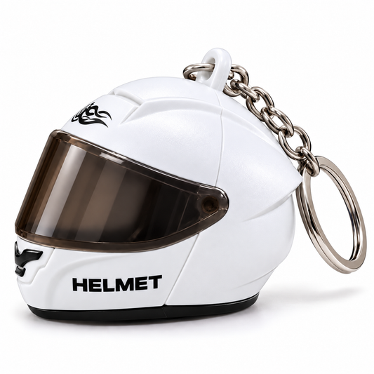 Mini Helmet LED Light Keychain | I9502