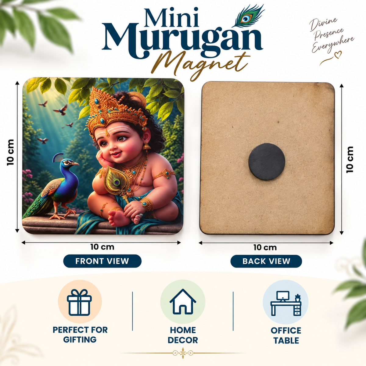 Murugan Magnet Collection – Divine Charm for Every Space