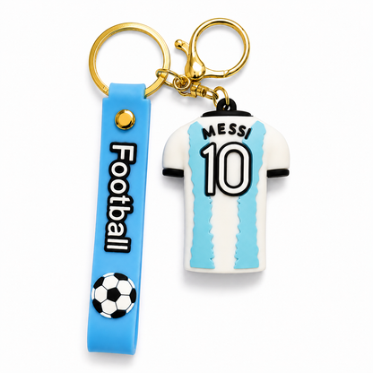 Football Jersey Keychain – Messi 10 Style