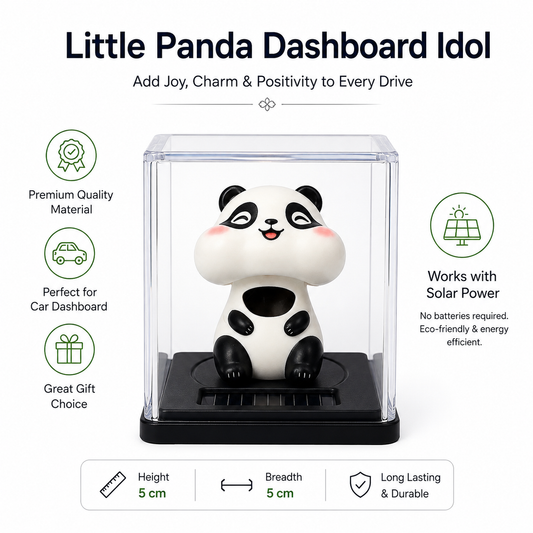 Solar Smiling Panda Dashboard Idol