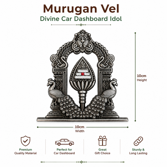 Premium Murugan Vel Car Dashboard Idol I9007