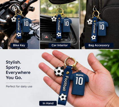 Football Jersey Keychain