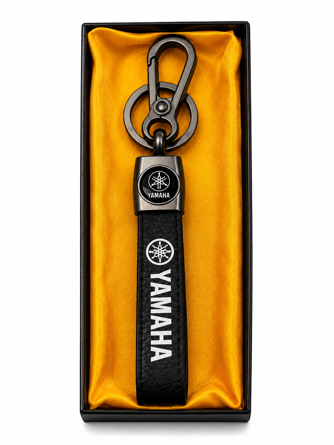 Premium Leather Keychain For Yamaha