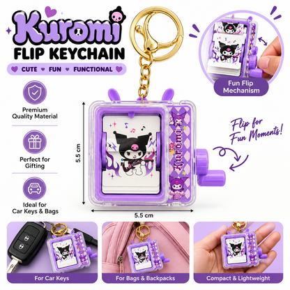 Kuromi Magic Rolling Keychain | I9203