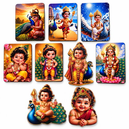 Murugan Magnet Collection – Divine Charm for Every Space