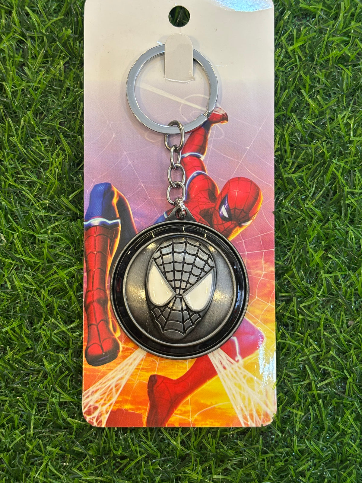 Spider-Man Spinning Metal Keychain | I9409