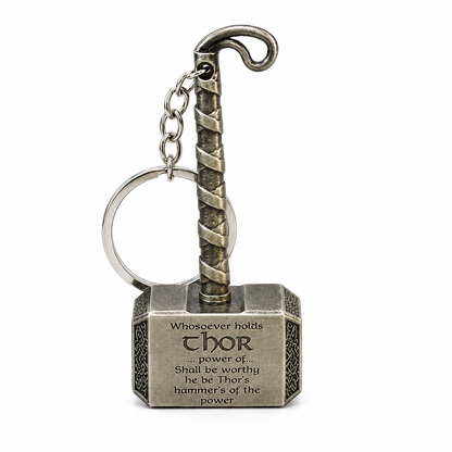 Thor Hammer Metal Keychain | I9405