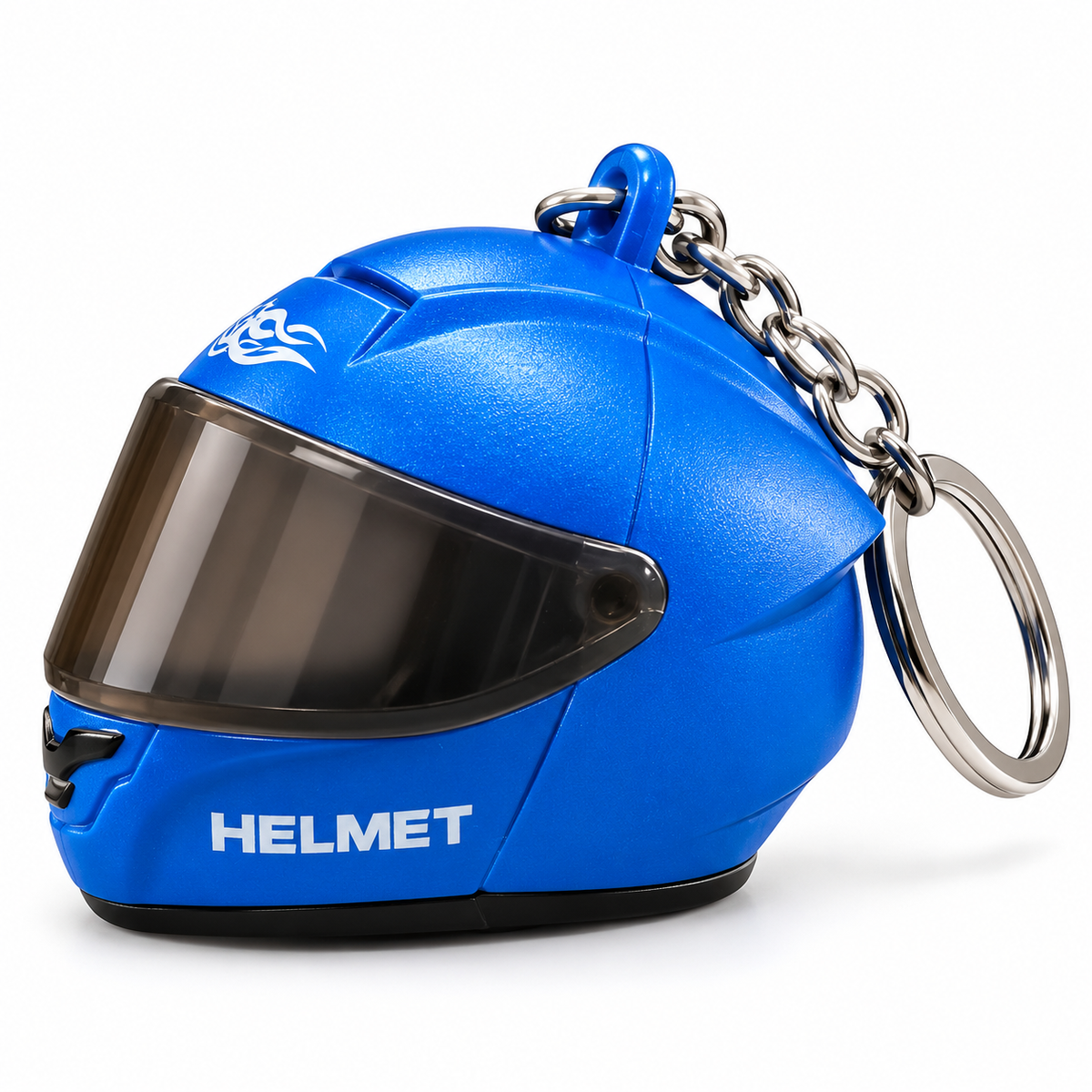 Mini Helmet LED Light Keychain | I9502