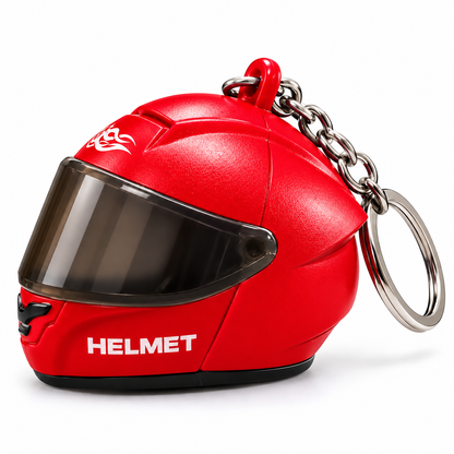 Mini Helmet LED Light Keychain | I9502