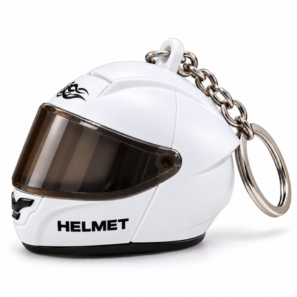 Mini Helmet LED Light Keychain | I9502