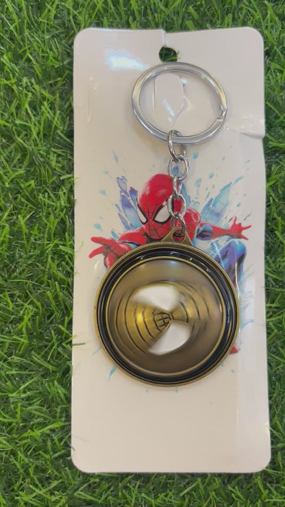 Spider-Man Spinning Metal Keychain | I9409